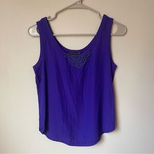 Anxiety Bluish Purple Tank S